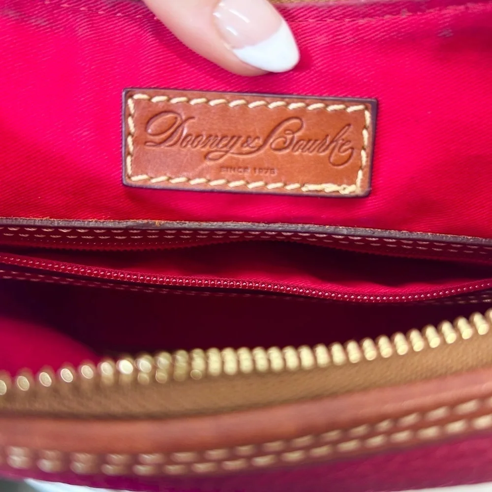 Dooney & Bourke Pebble Grain Hobo Shoulder Bag in Red trending